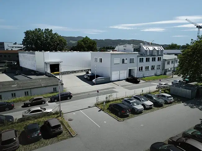 DJI_0545-klein Felzmann Verpackung Standort Linz Luftaufnahme